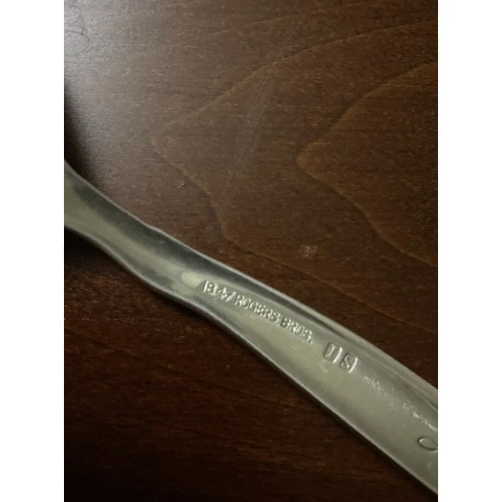Wm Rogers Bros LEILANI 1847 Silverplate Pie Cake Server Monogram Vintage